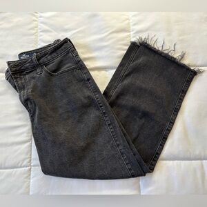 Hollister Ultra High Rise Dad Jean Black/Dark Grey